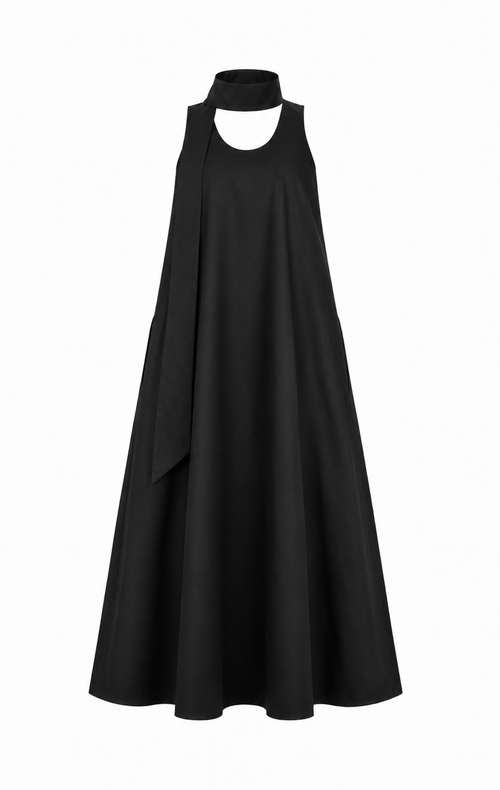 Ada Scarf Cotton Dress